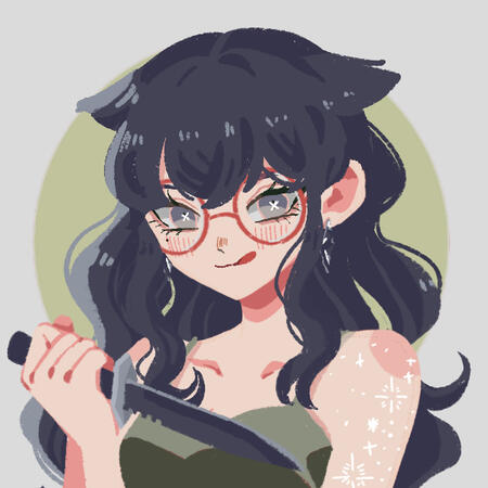 vampirepikachu ! — myself, created character using 'picrew'